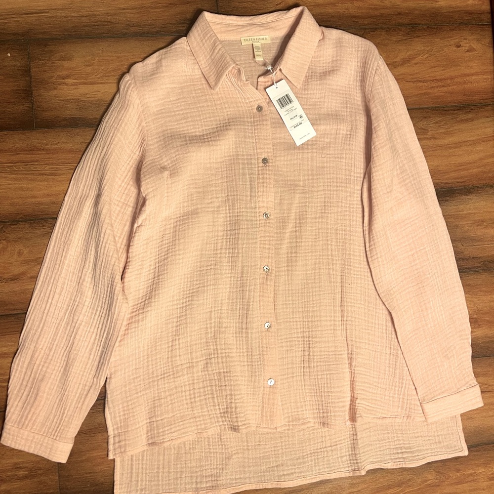 Eileen Fisher button down shirt